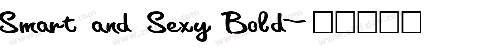 Smart and Sexy Bold字体转换
